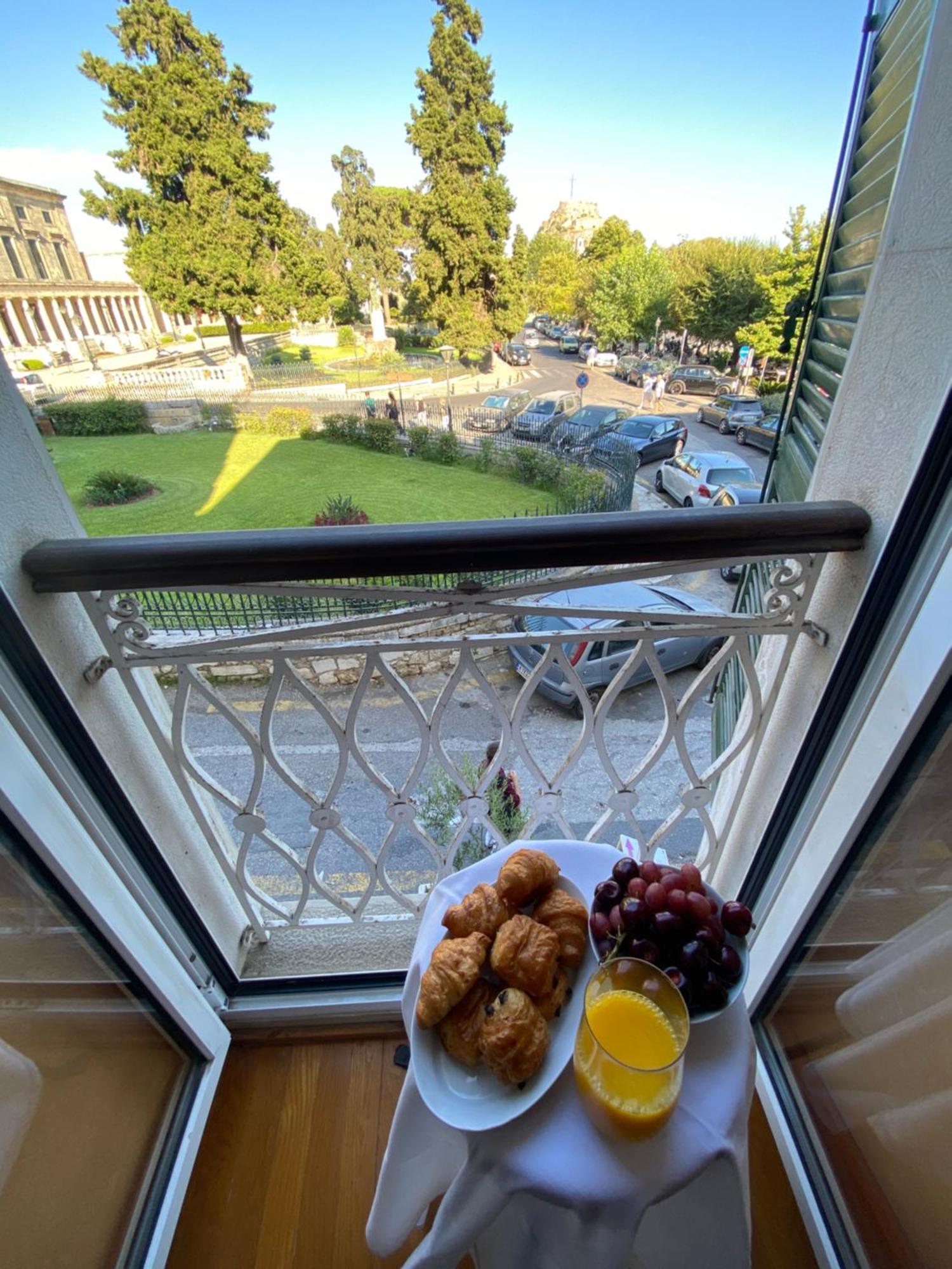 Palazzo Luxury Suite - View To Liston Square & Old Fortress Of Corfu Old Town מראה חיצוני תמונה